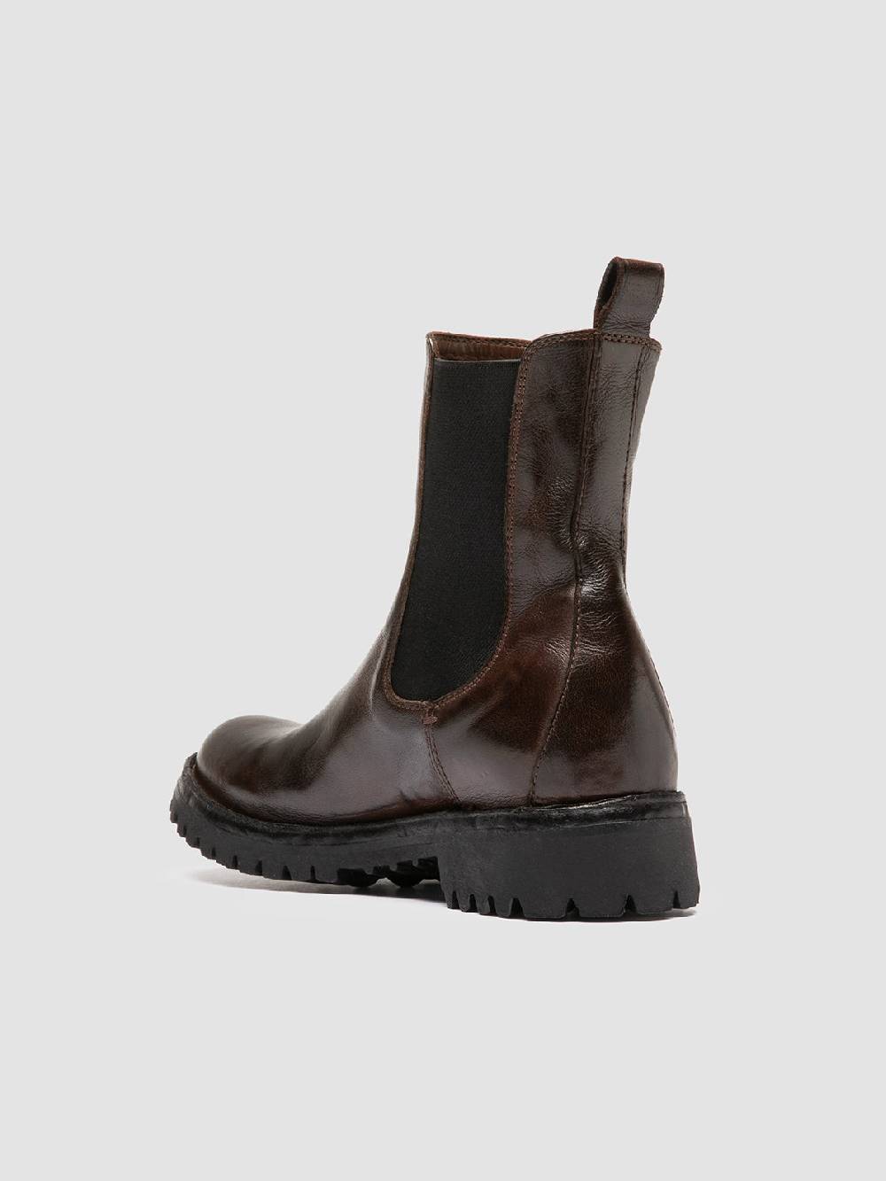 Officine Creative LORAINE 004 Stivaletti Chelsea in Pelle Marrone Vendite Flash