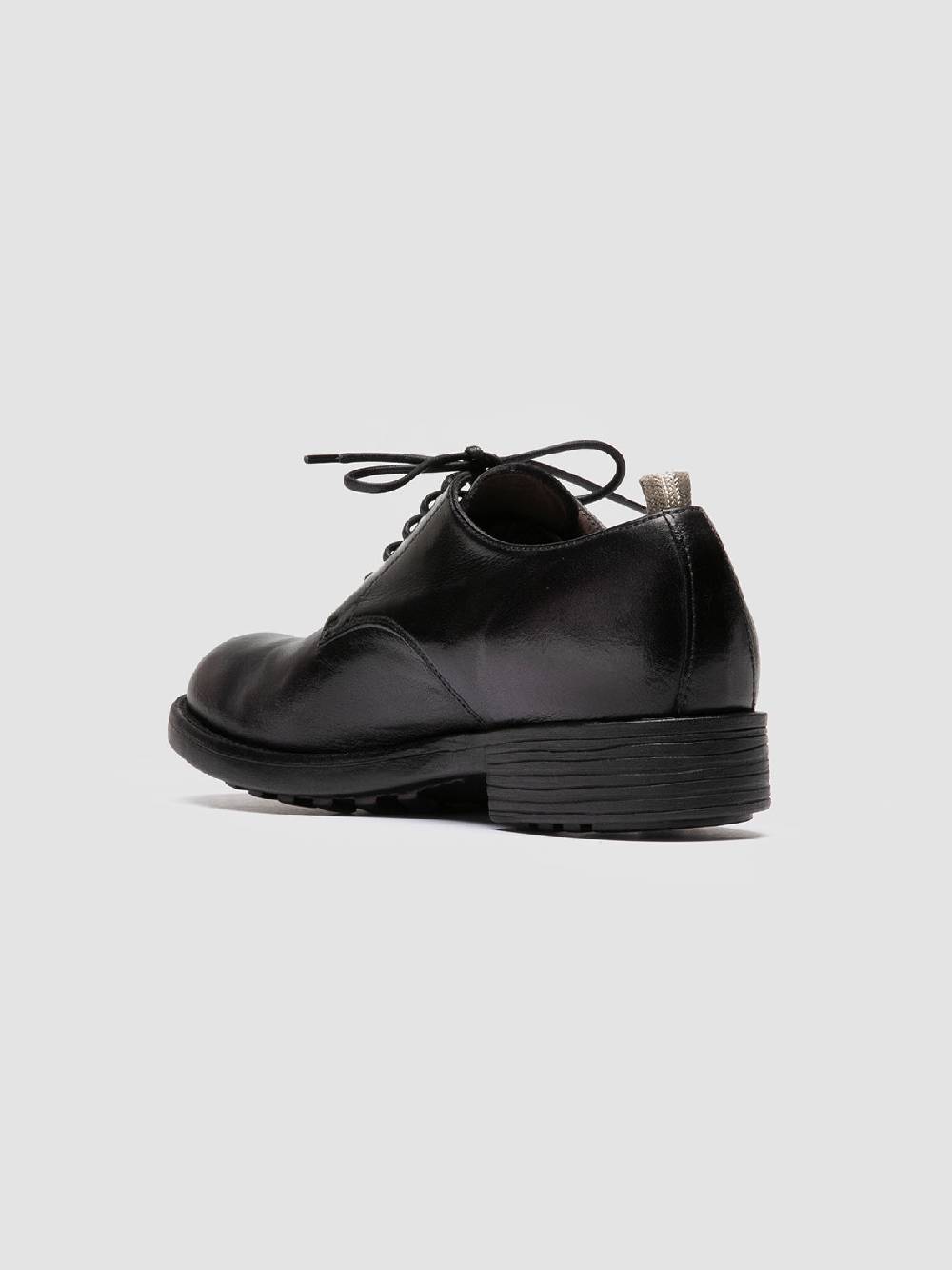 Officine Creative SERGEANT 101 Derby in Pelle Nera Italy