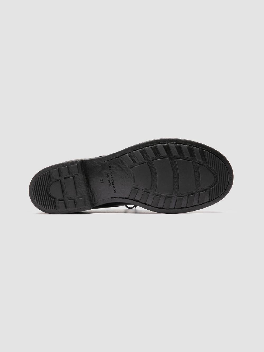 Officine Creative SERGEANT 101 Derby in Pelle Nera Italy