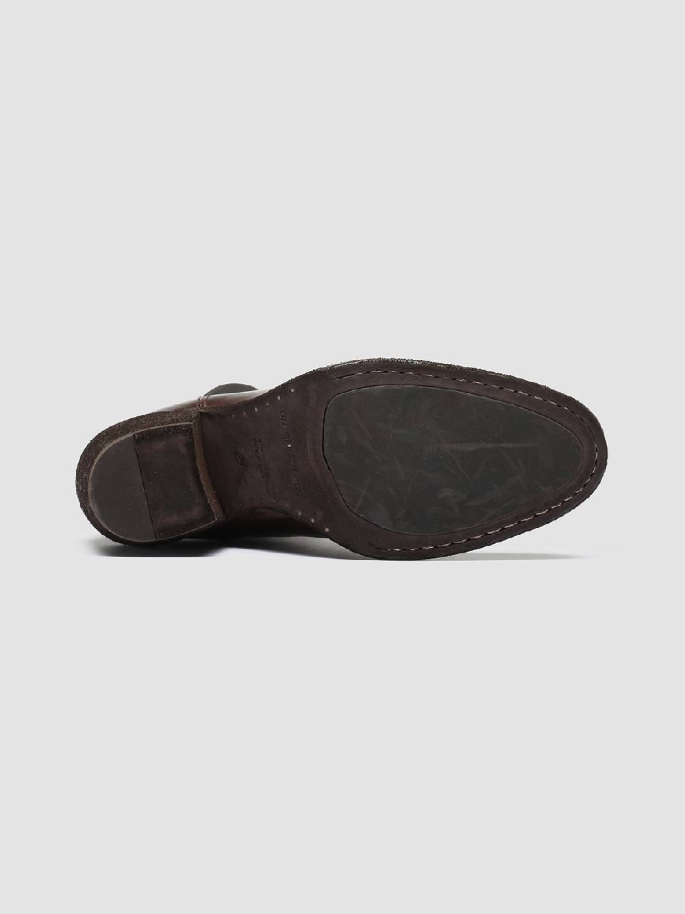 Officine Creative SYDNE 001 Stivali Chelsea in Pelle Marrone Qualità