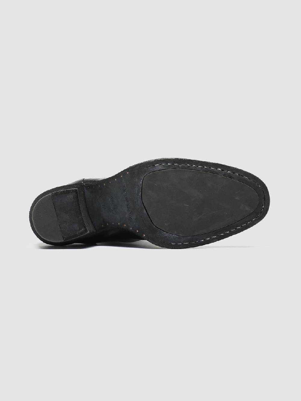 Officine Creative SYDNE 005 Stivali Zip in Pelle Nera Vendita