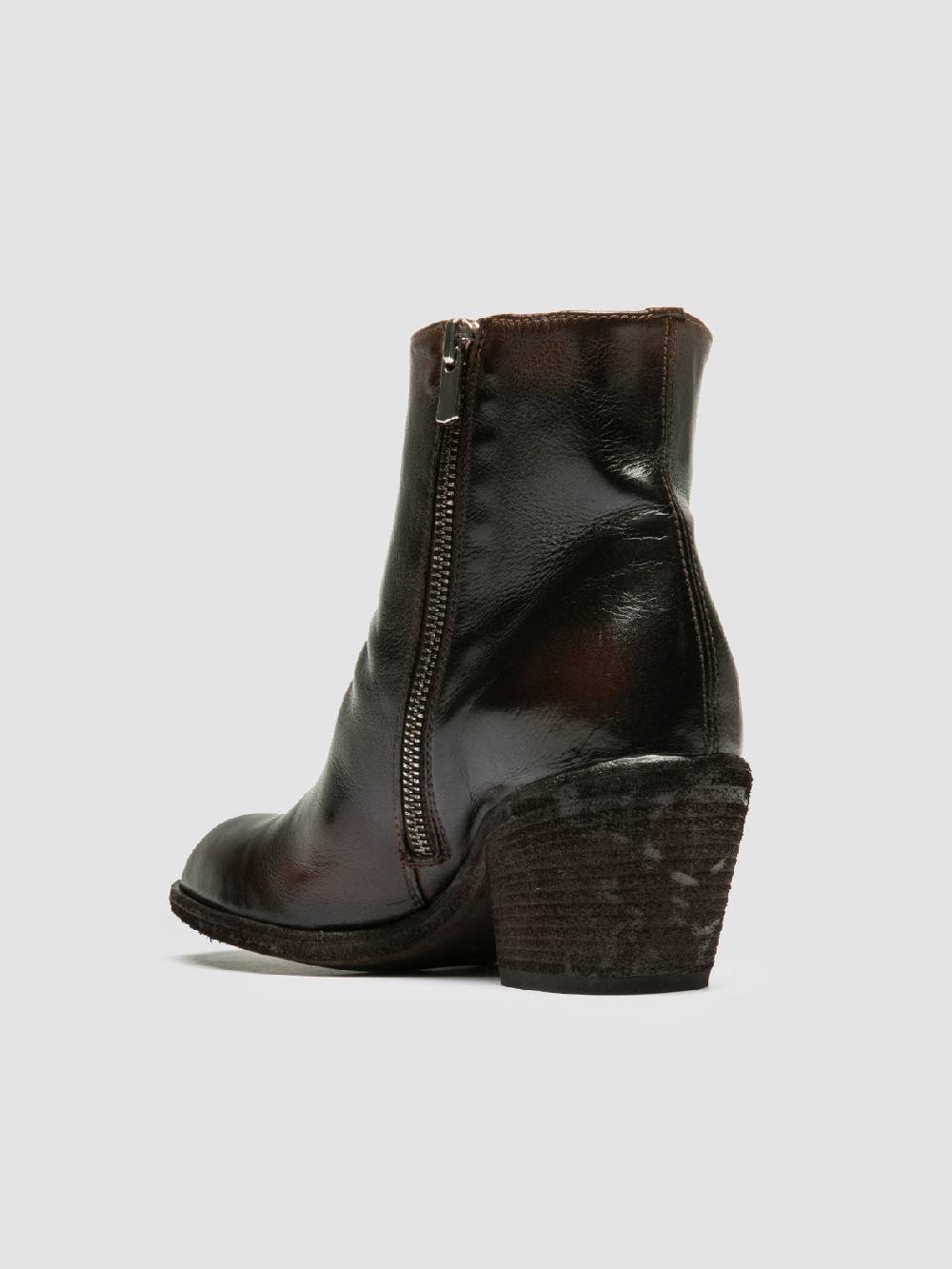 Officine Creative SYDNE 008 Brown Leather Boots Promozione
