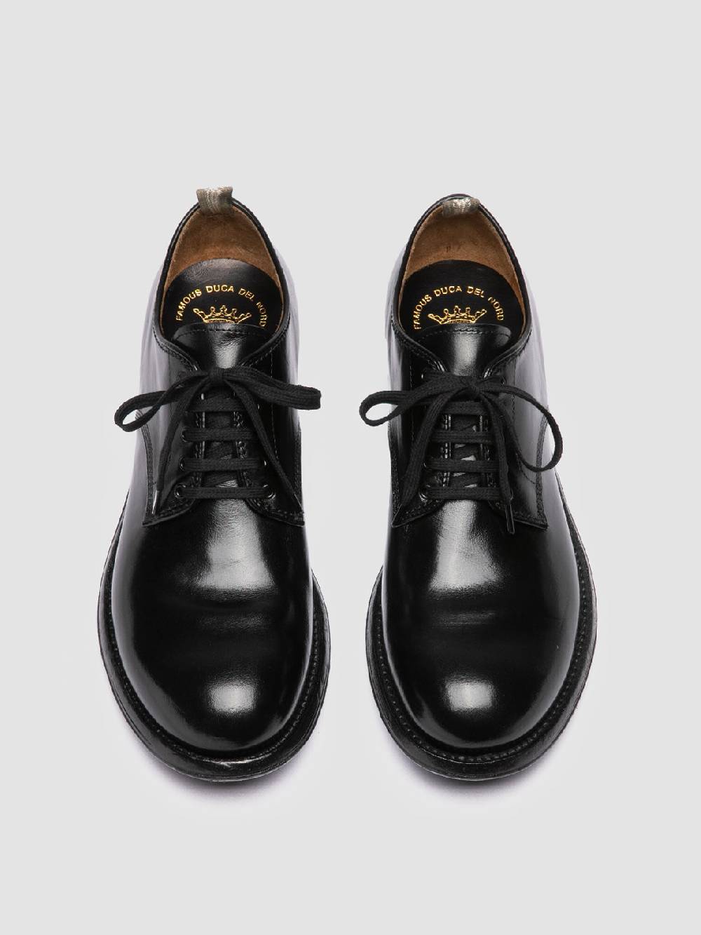 Officine Creative ADMIRAL 001 Derby in Pelle Nera Soddisfazione Garantita
