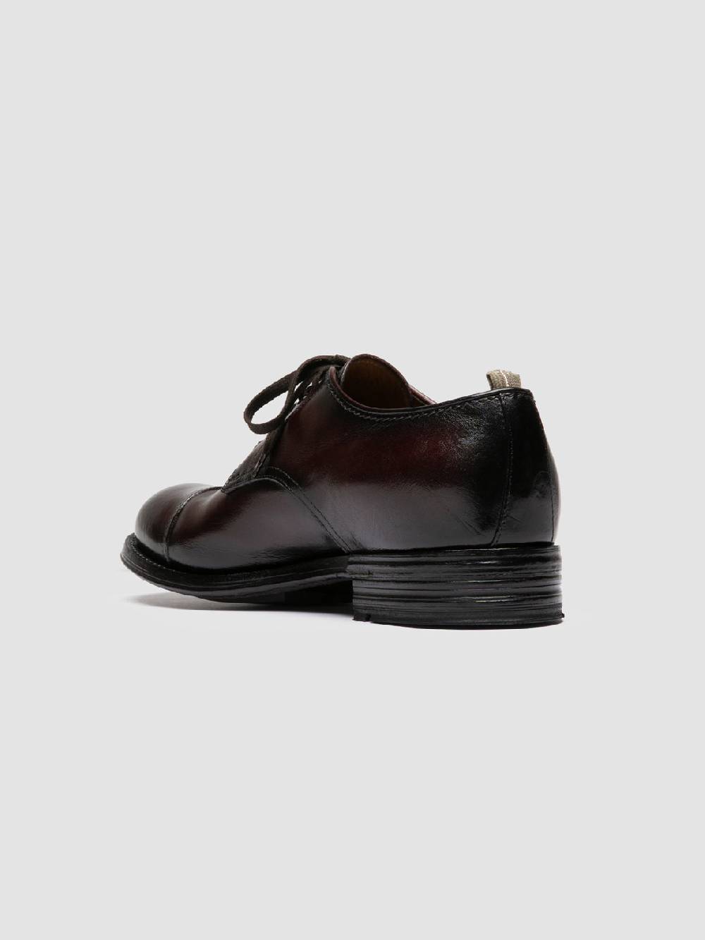Officine Creative ADMIRAL 002 Derby in Pelle Bordeaux Negozi Online