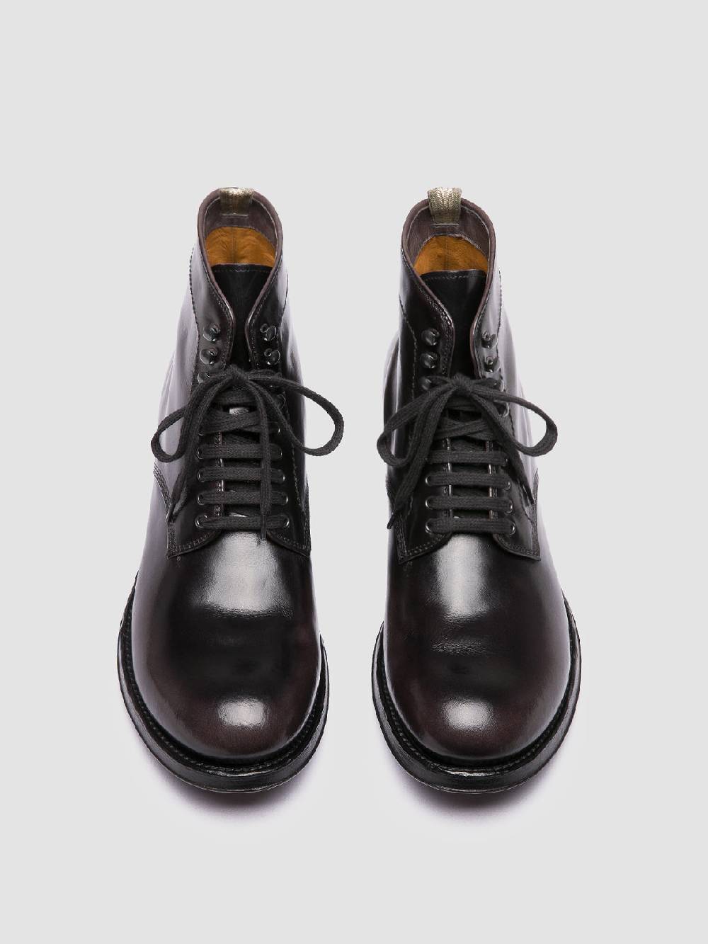 Officine Creative ADMIRAL 004 Stivali Stringati in Pelle Grigia Acquista Ora