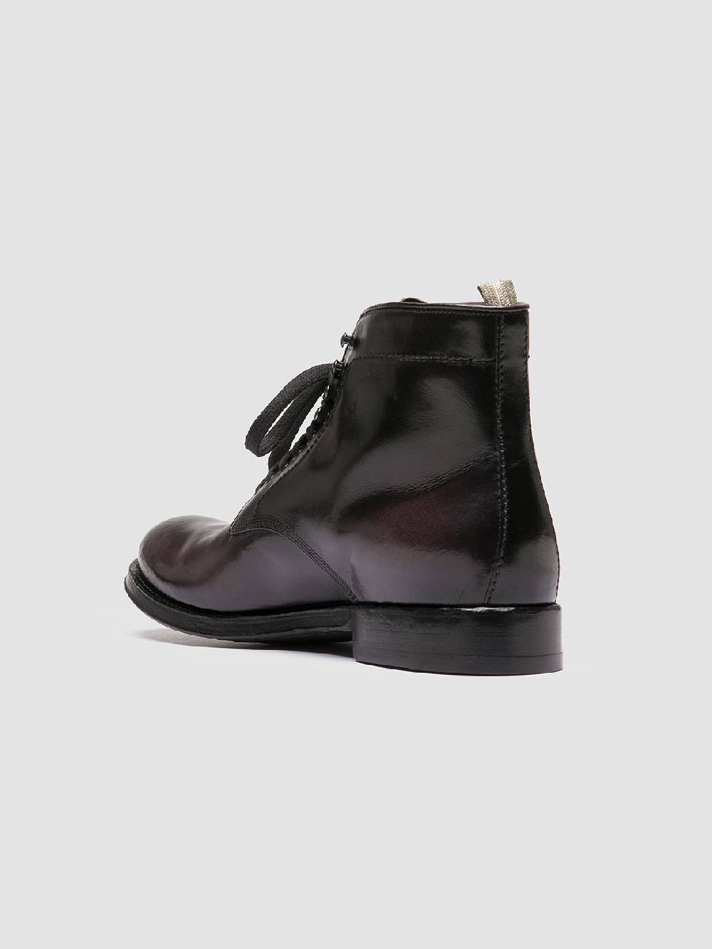 Officine Creative ADMIRAL 004 Stivali Stringati in Pelle Grigia Acquista Ora