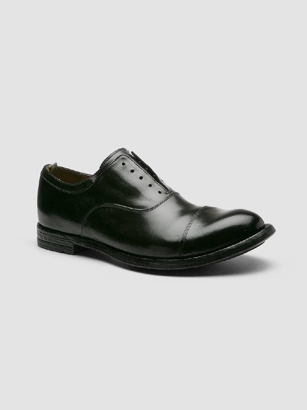 Officine Creative ANATOMIA 015 Black Leather Oxford Shoes Convenienza