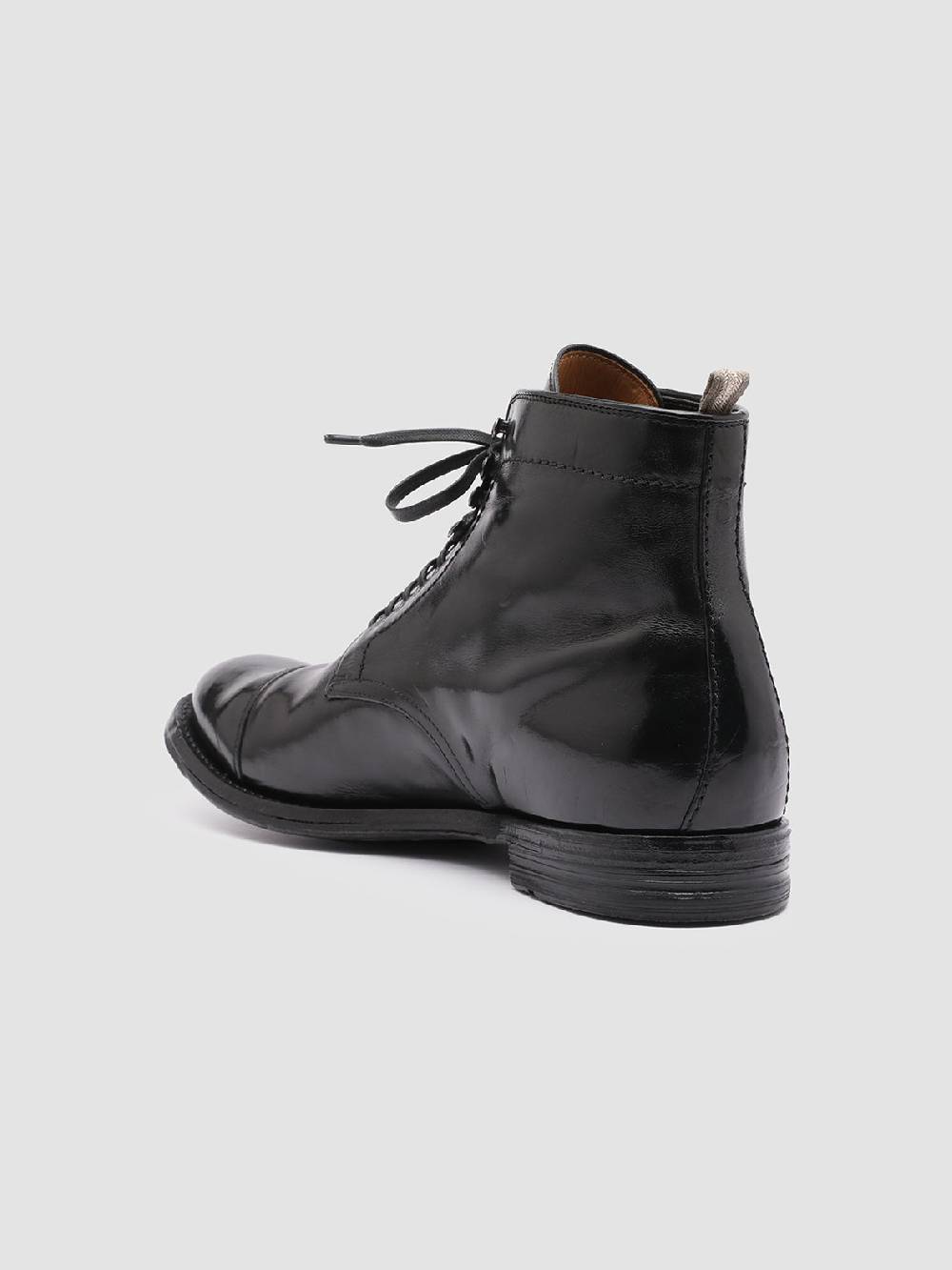 Officine Creative ANATOMIA 016 Stivaletti in Pelle Nera Presa