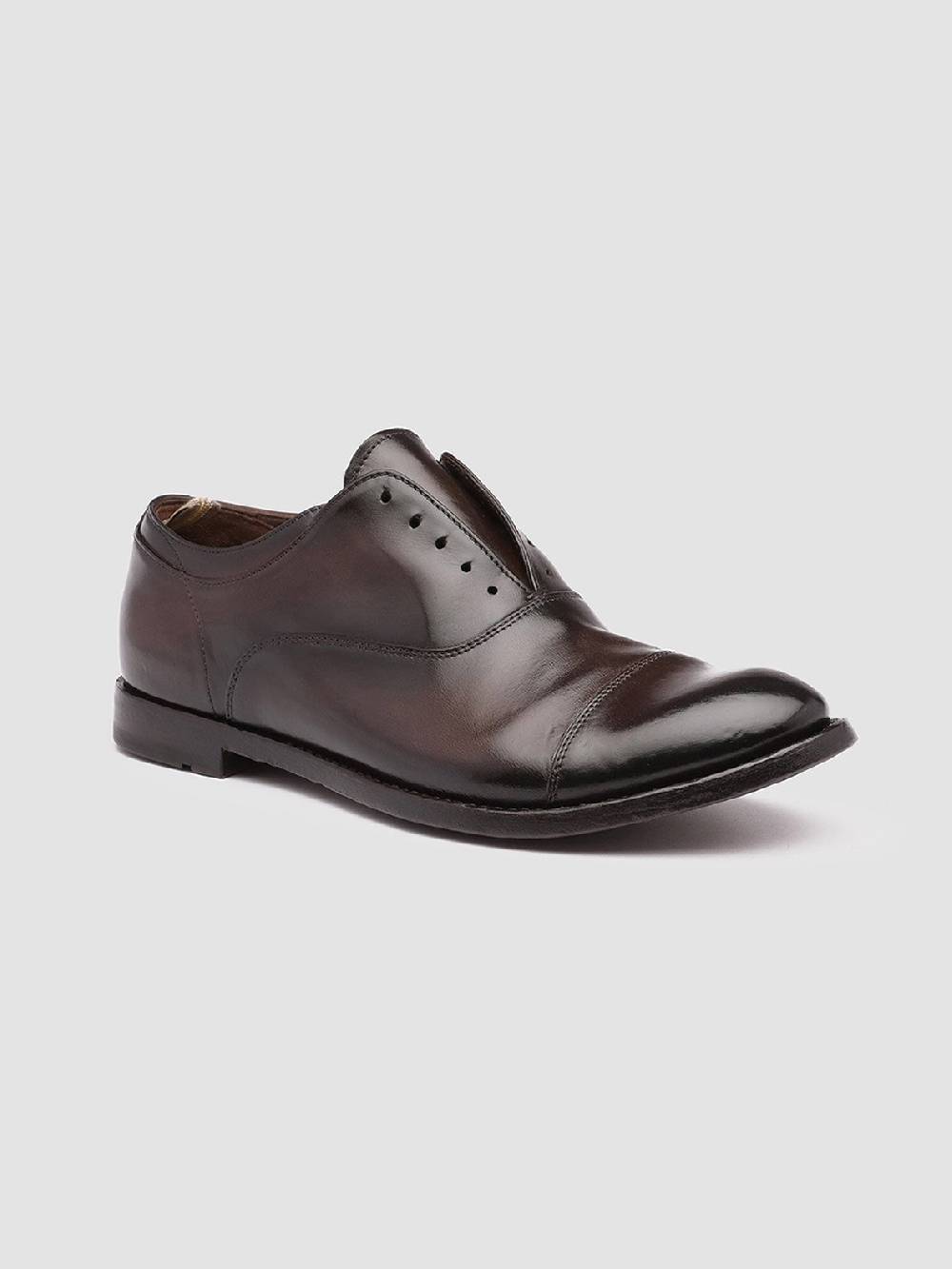 Officine Creative ANATOMIA 08 Oxford in Pelle Marrone Online