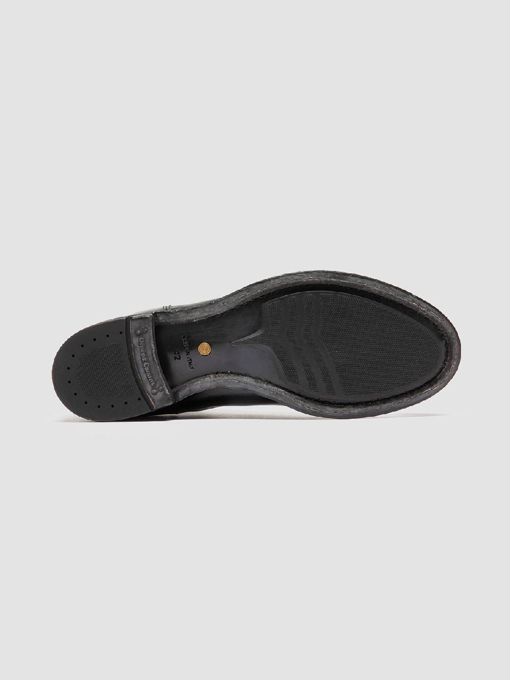Officine Creative ANATOMIA 083 Stivaletti Chelsea in Pelle Nera Saldi