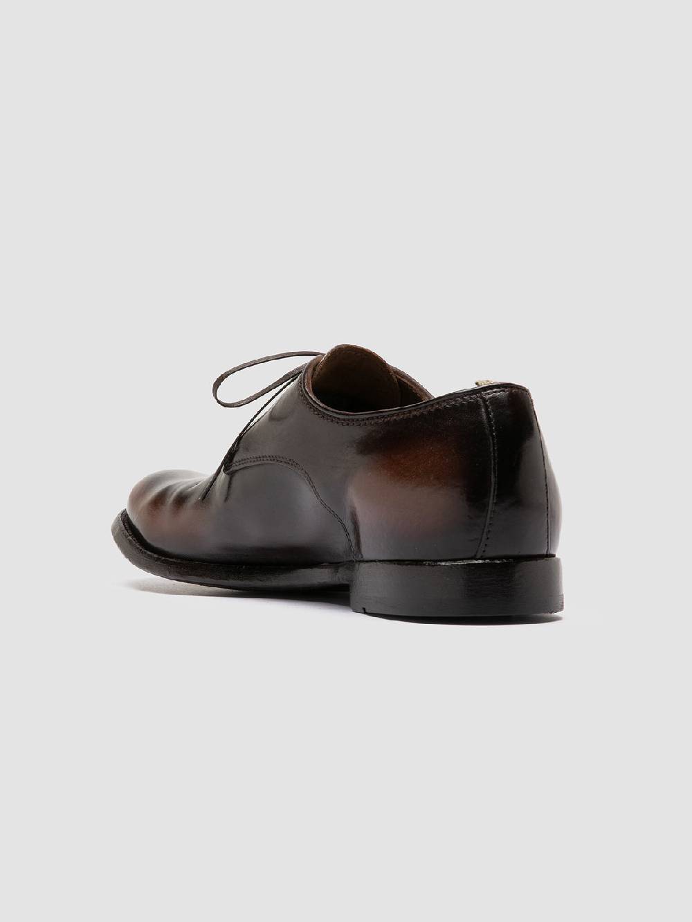 Officine Creative ANATOMIA 87 Scarpe Derby in Pelle Marrone Vendita Calda