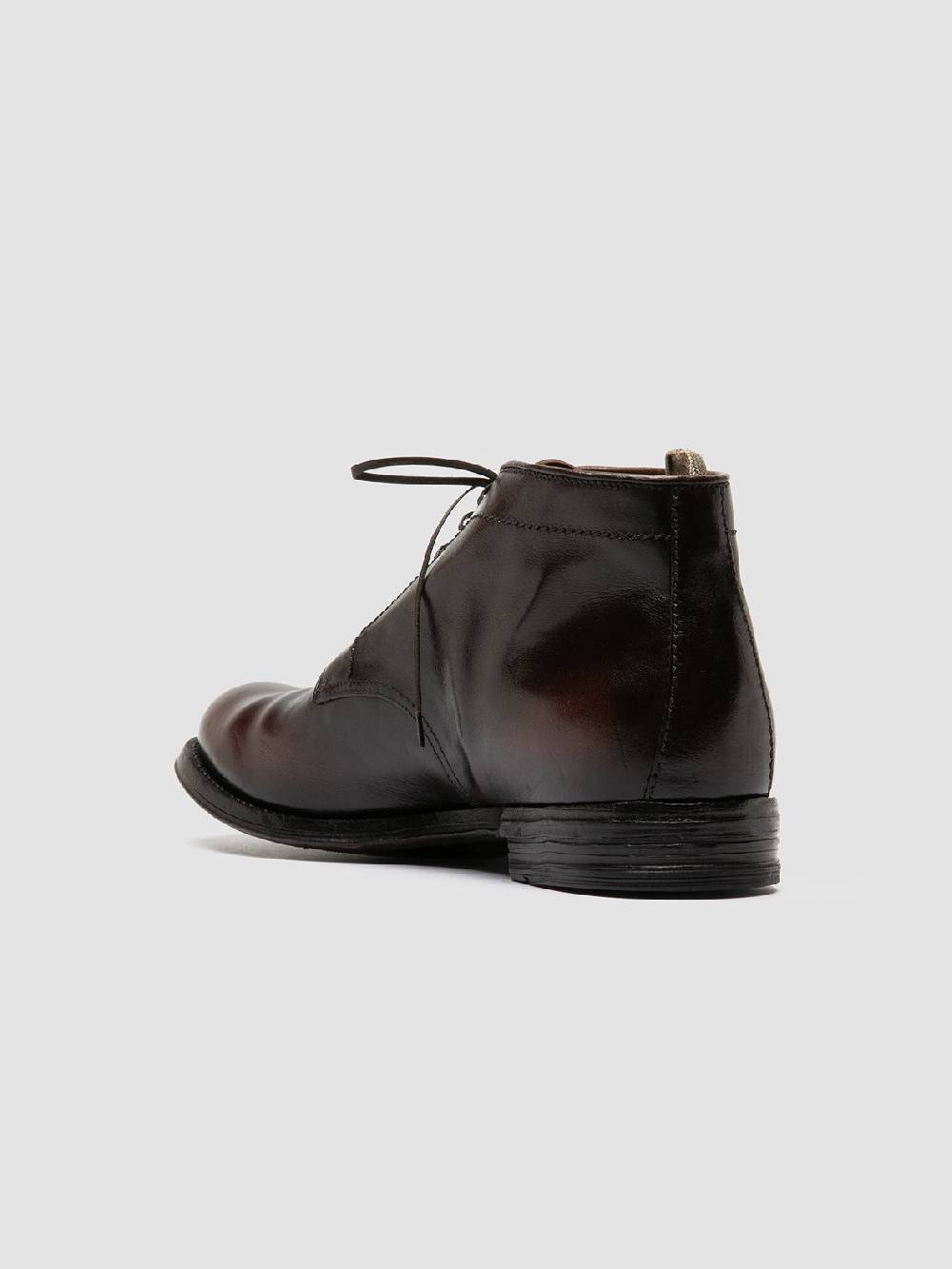 Officine Creative ANATOMIA 88 Stivali Chukka in Pelle Marrone Saldi Di Fabbrica