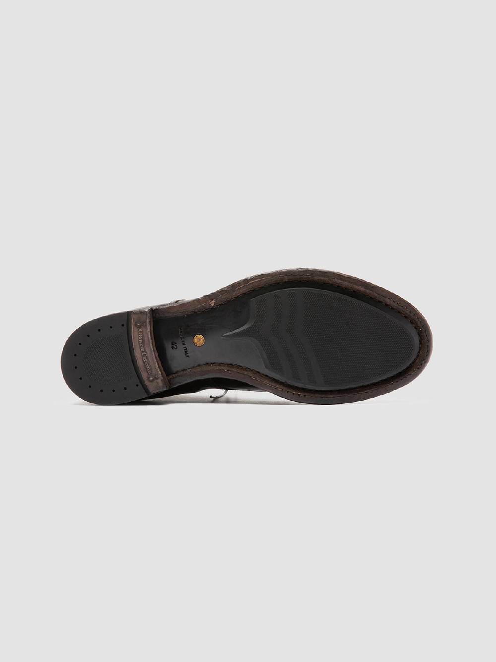 Officine Creative ANATOMIA 88 Stivali Chukka in Pelle Marrone Saldi Di Fabbrica
