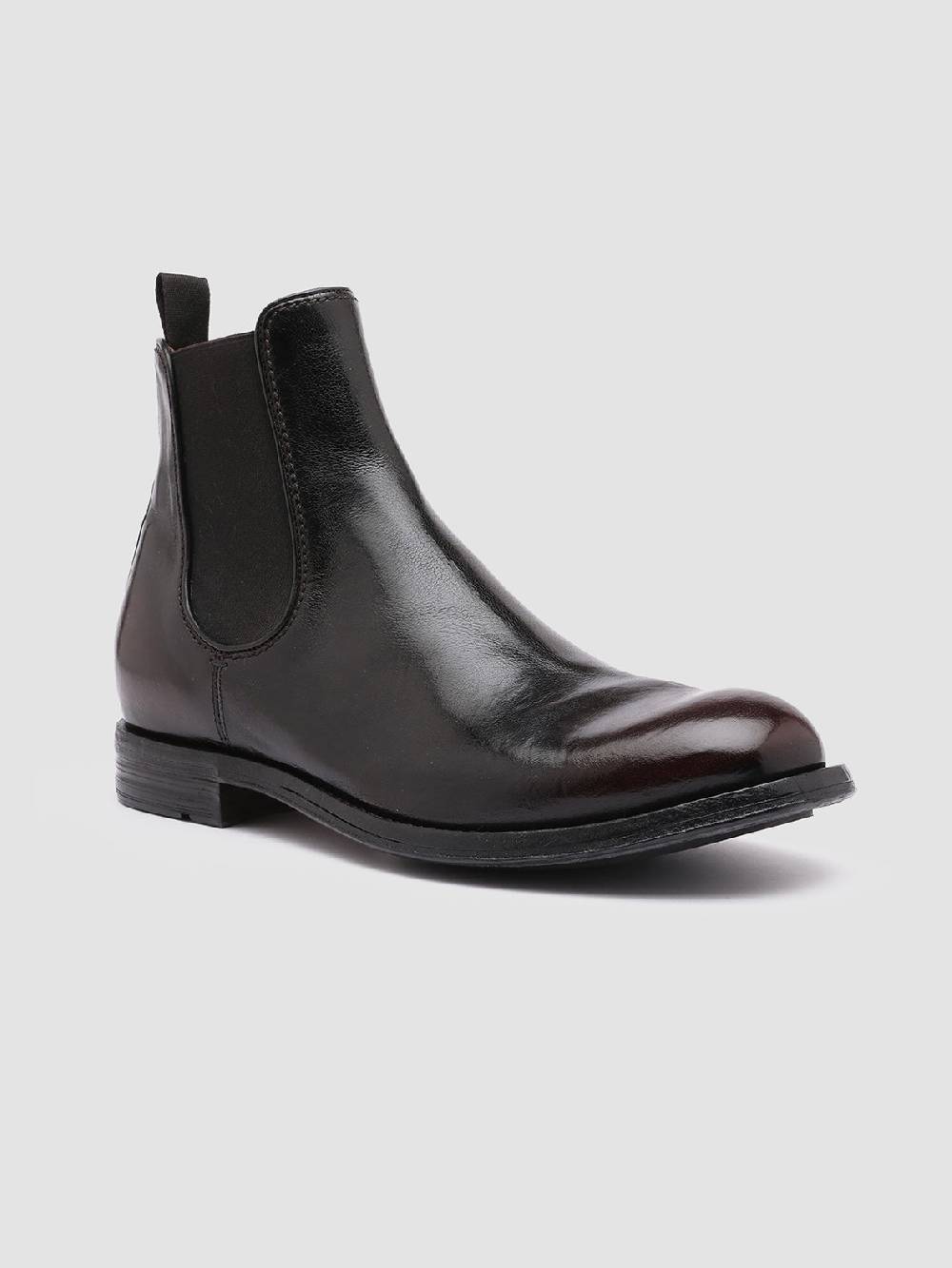 Officine Creative BALANCE 008 Stivaletti Chelsea in Pelle Nera Vendite Flash