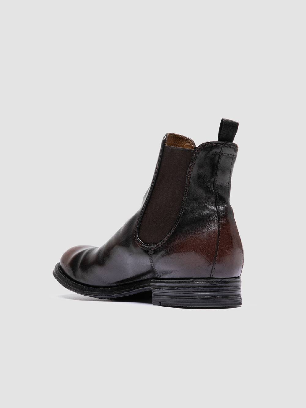 Officine Creative BALANCE 008 Brown Leather Chelsea Boots In Saldo