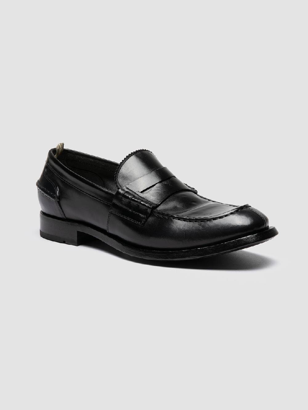 Officine Creative BALANCE 017 Mocassini Penny in Pelle Blu 2025