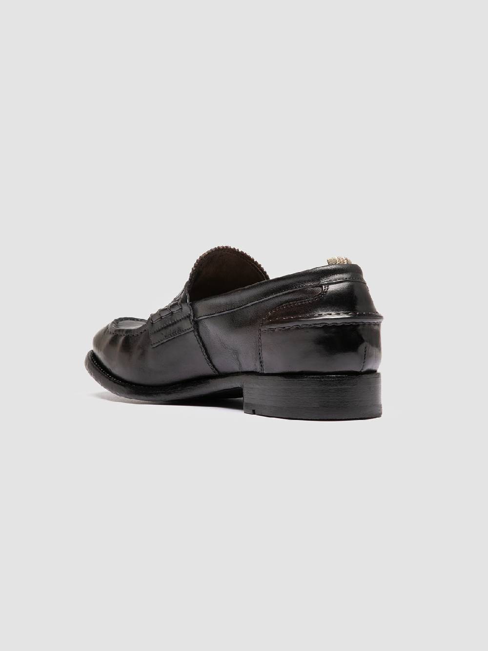 Officine Creative BALANCE 017 Brown Penny Leather Loafers Italy