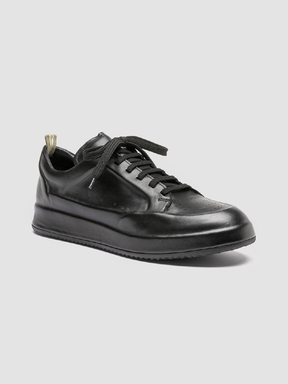 Officine Creative ACE 016 Sneakers in Pelle Nera Negozi Online
