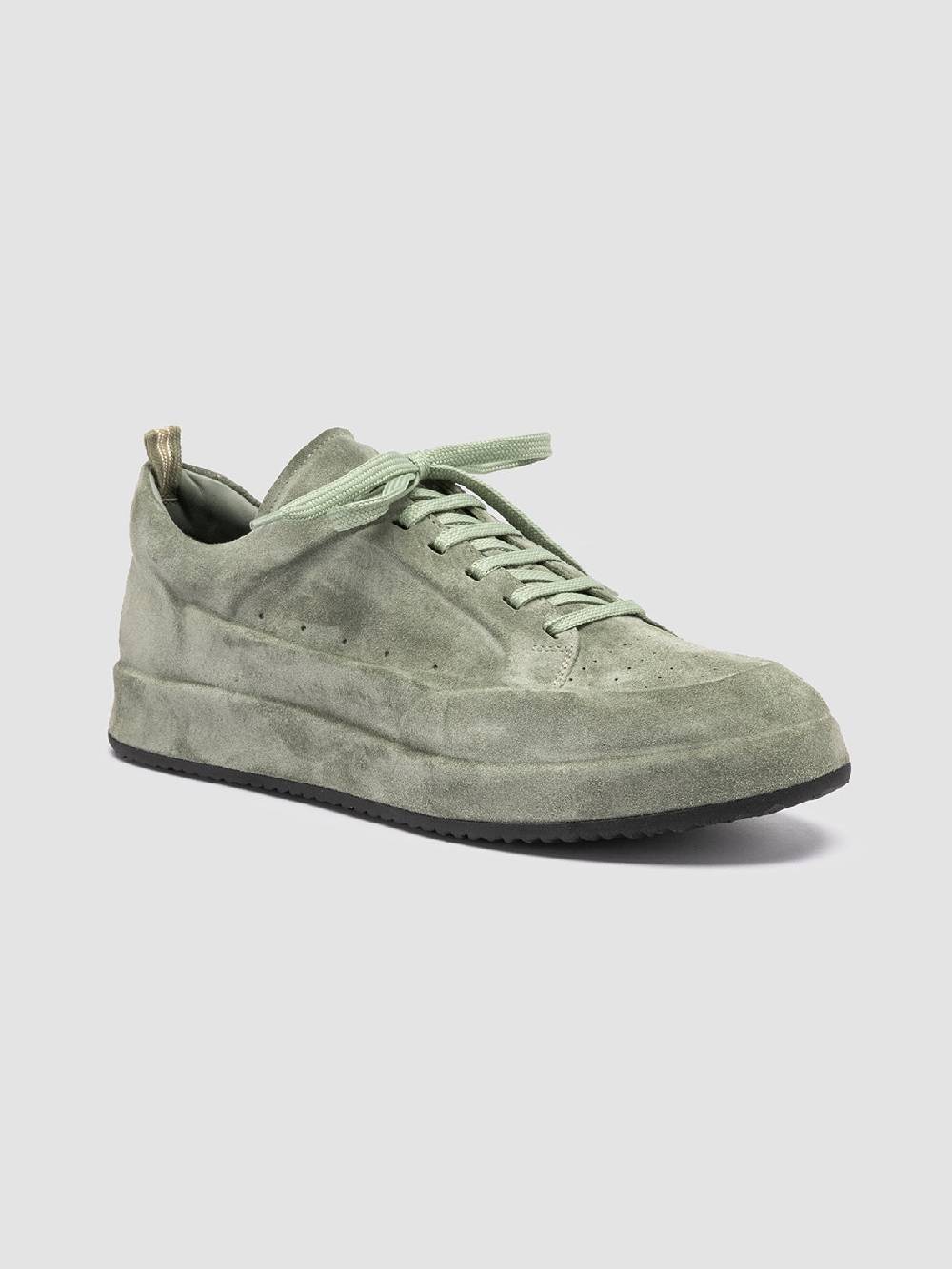 Officine Creative ACE 016 Sneaker in pelle scamosciata Verde Consegna Veloce