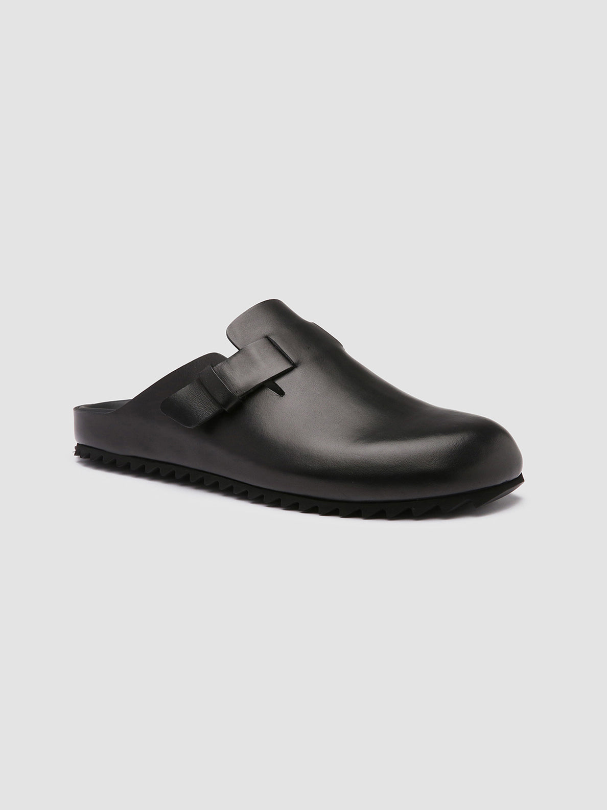 Officine Creative AGORÀ 004 Pantofole in Pelle Nera Sconti questo mese