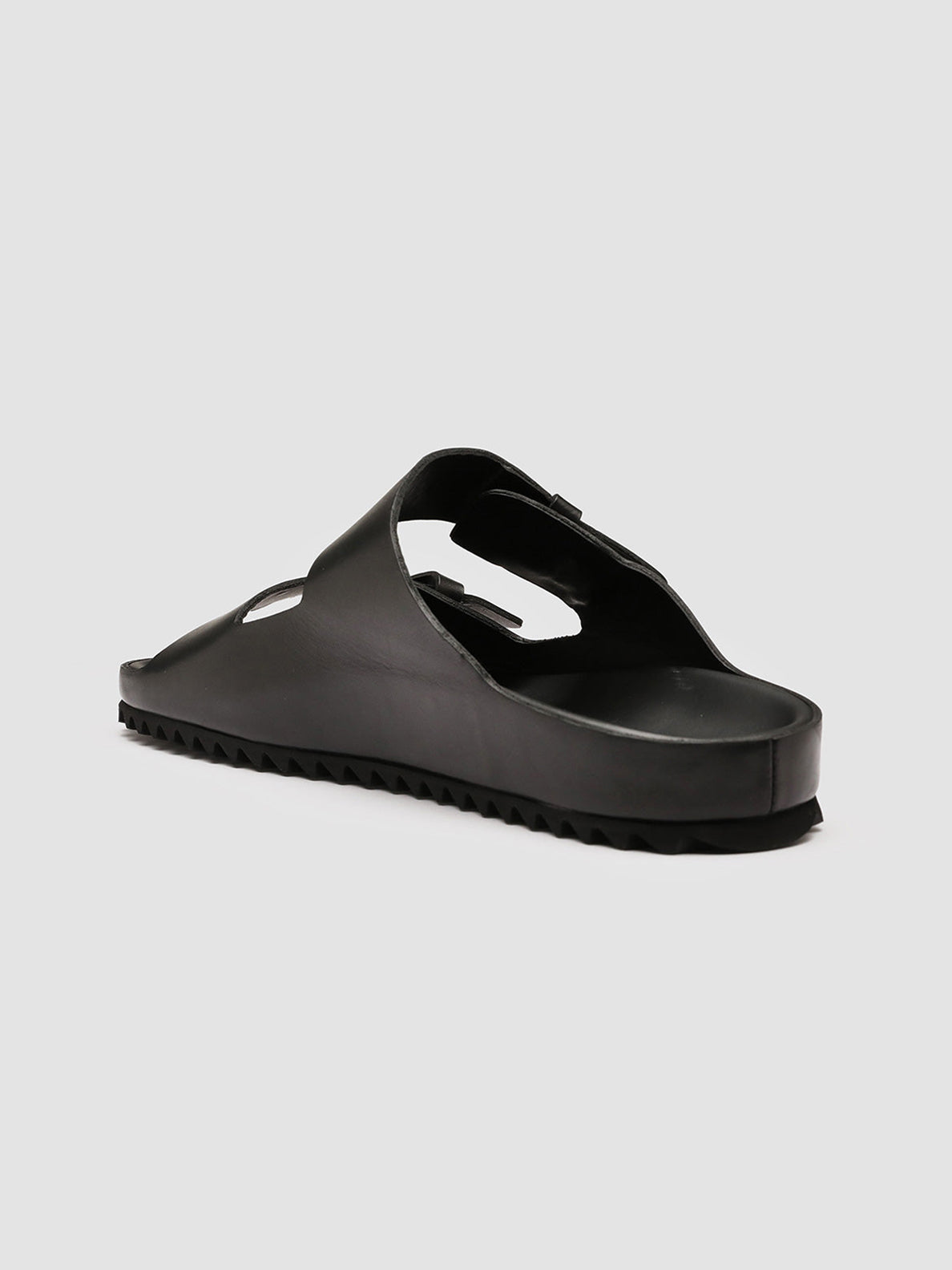 Officine Creative AGORA' 002 Sandali in Pelle Nera Sottocosto