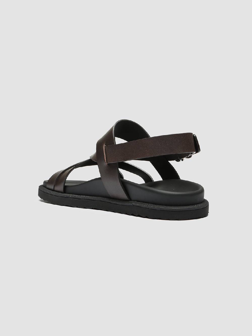 Officine Creative CHARRAT 002 Sandali in Pelle Marrone Sconto