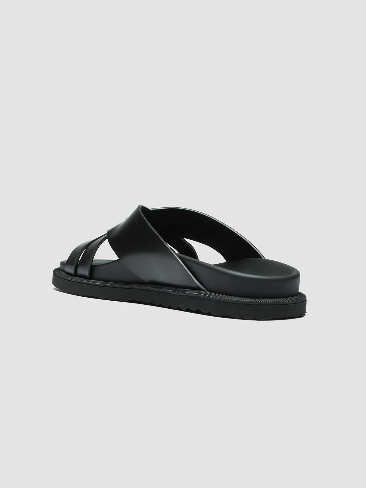 Officine Creative CHARRAT 003 Sandali in Pelle Nera Offerta
