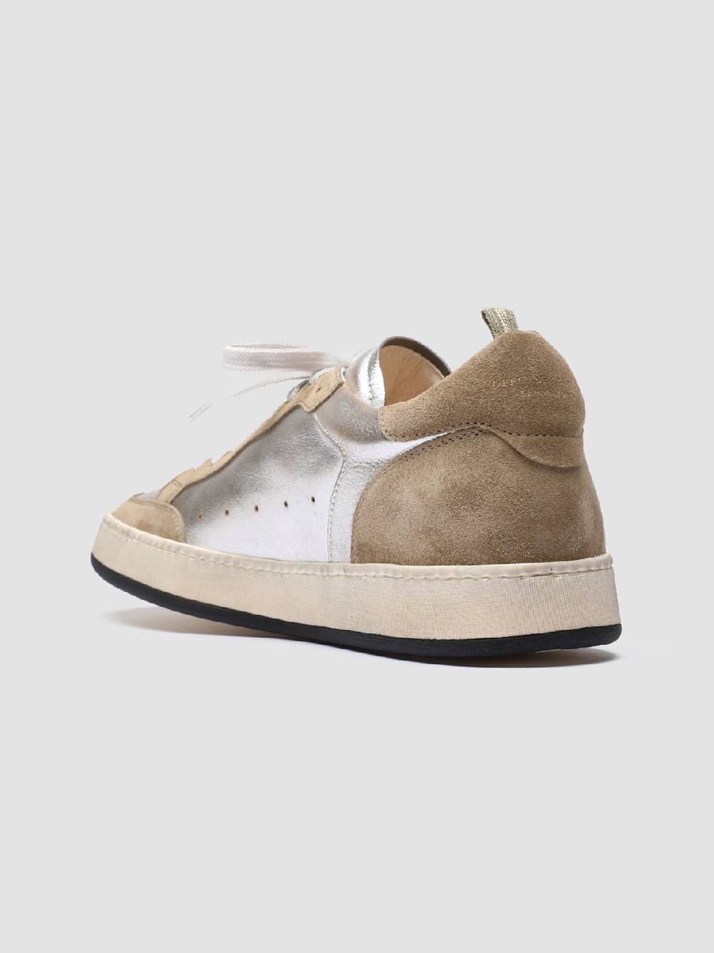 Officine Creative MAGIC 001 Sneakers in Pelle e Camoscio Bianco Online