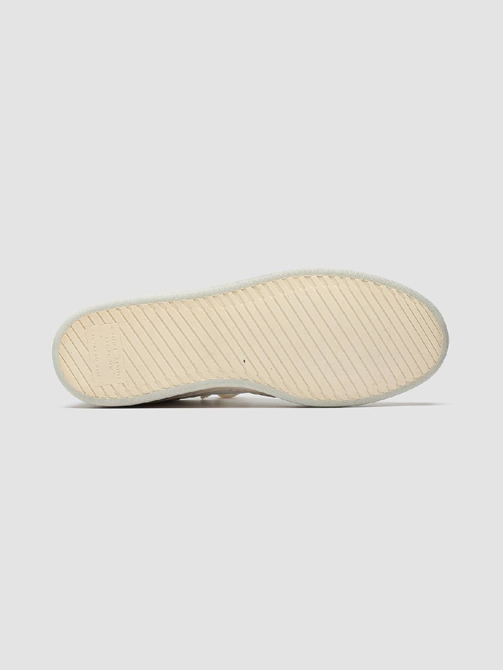 Officine Creative MAGIC 001 Sneakers in Pelle e Camoscio Bianco In Vendita
