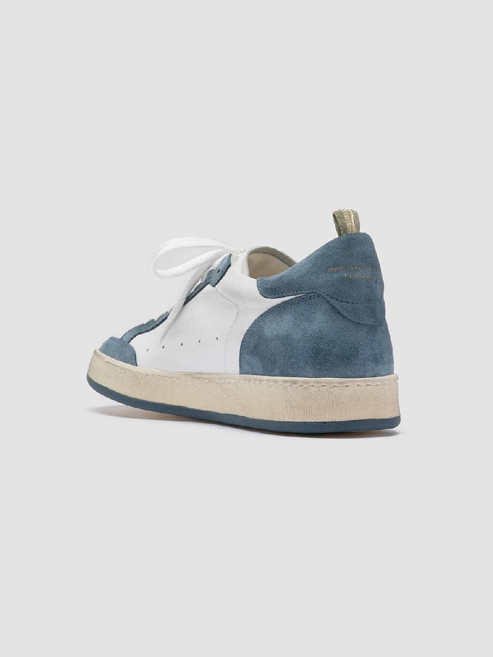 Officine Creative MAGIC 001 Sneakers Basse in Pelle e Camoscio Bianca Hotsell
