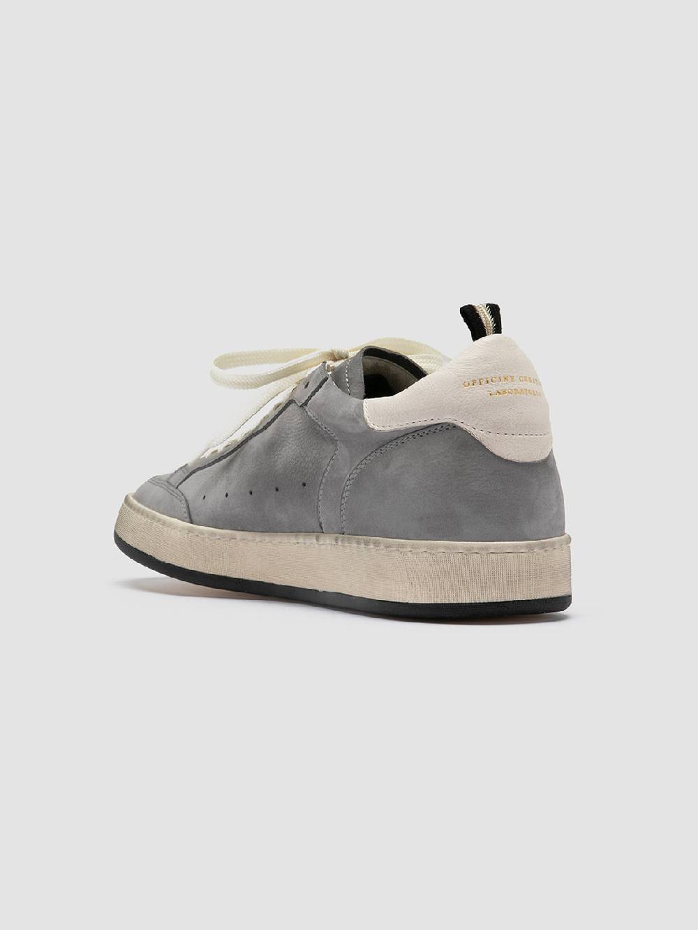 Officine Creative MAGIC 002 Sneakers Basse in Nabuk Grigio Vendita Economica
