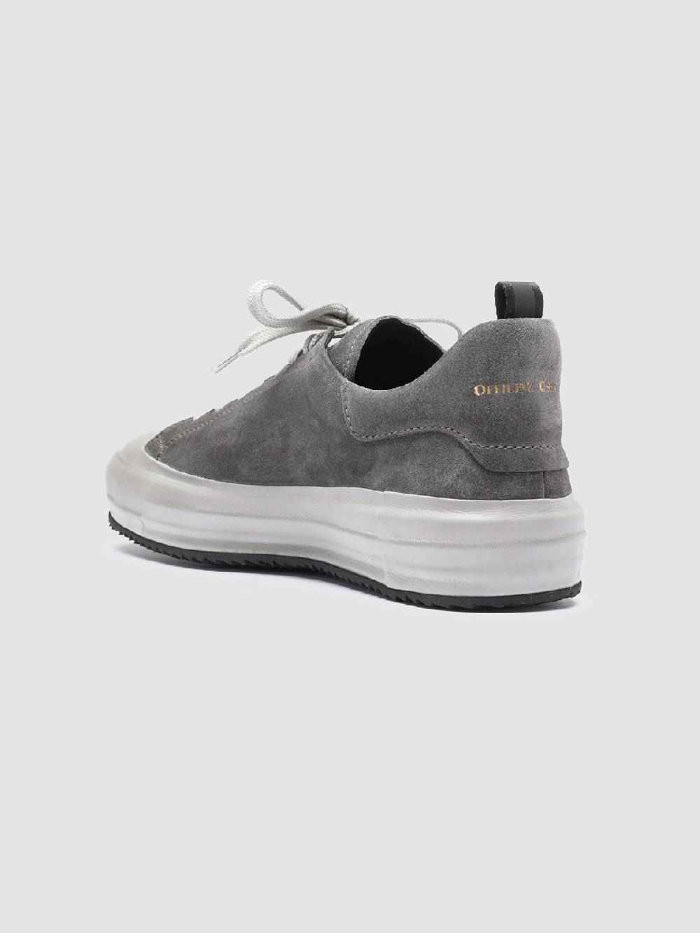 Officine Creative MES 009 Sneakers in Pelle Scamosciata Grigia Saldi Di Fabbrica