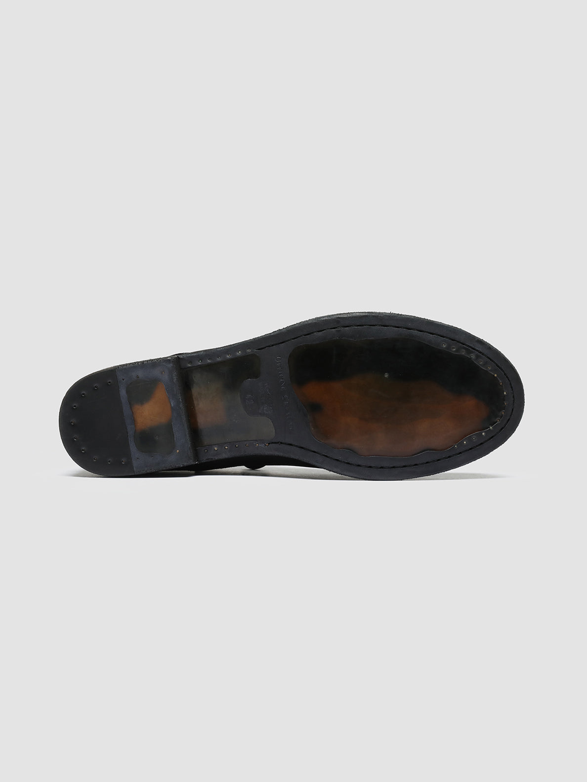 Officine Creative BUBBLE 003 Stivali in Pelle Nera con allacciatura Nuova