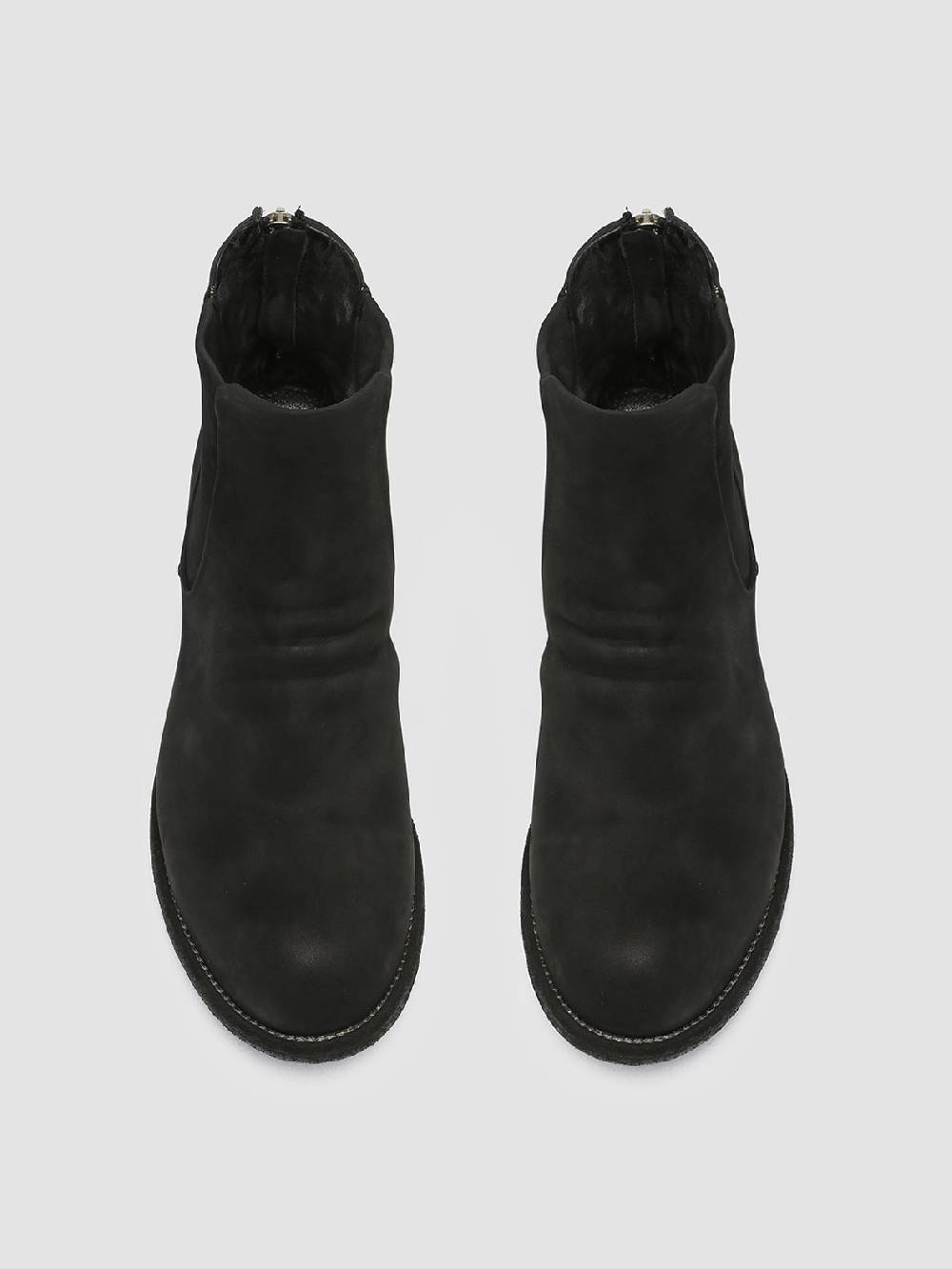 Officine Creative BUBBLE 029 Stivaletti in Pelle Scamosciata Nera Moda