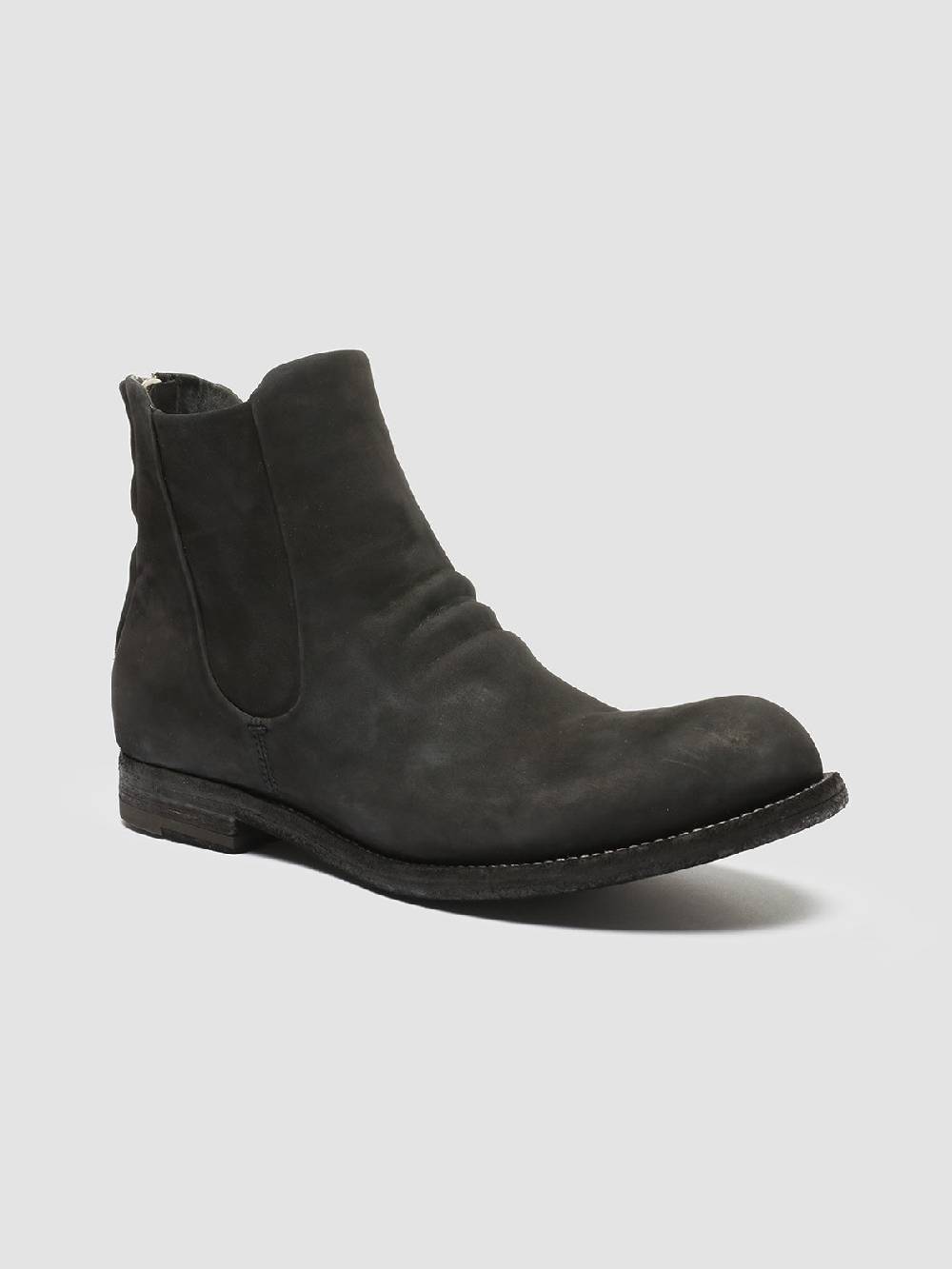 Officine Creative BUBBLE 029 Stivaletti in Pelle Scamosciata Nera Moda