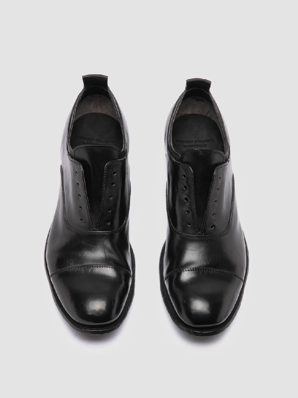 Officine Creative STEREO 001 Oxford in Pelle Nera Qualità