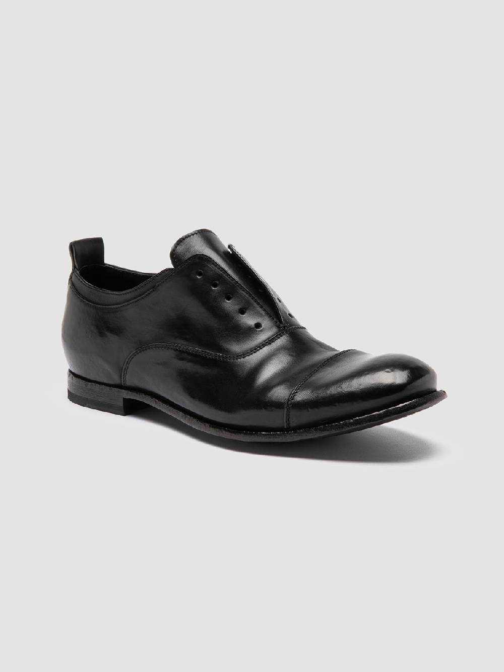 Officine Creative STEREO 001 Oxford in Pelle Nera Qualità