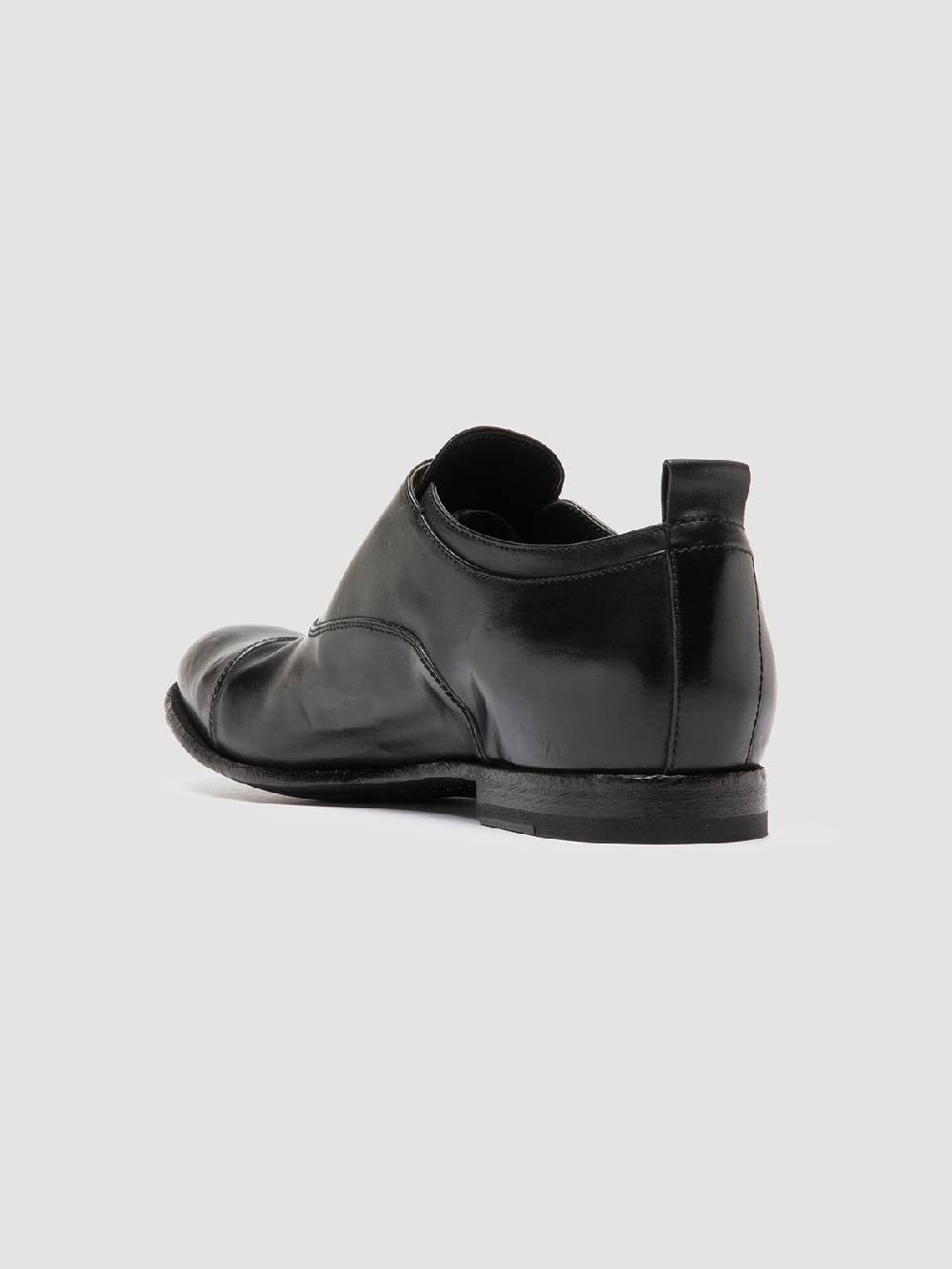 Officine Creative STEREO 001 Oxford in Pelle Nera Qualità