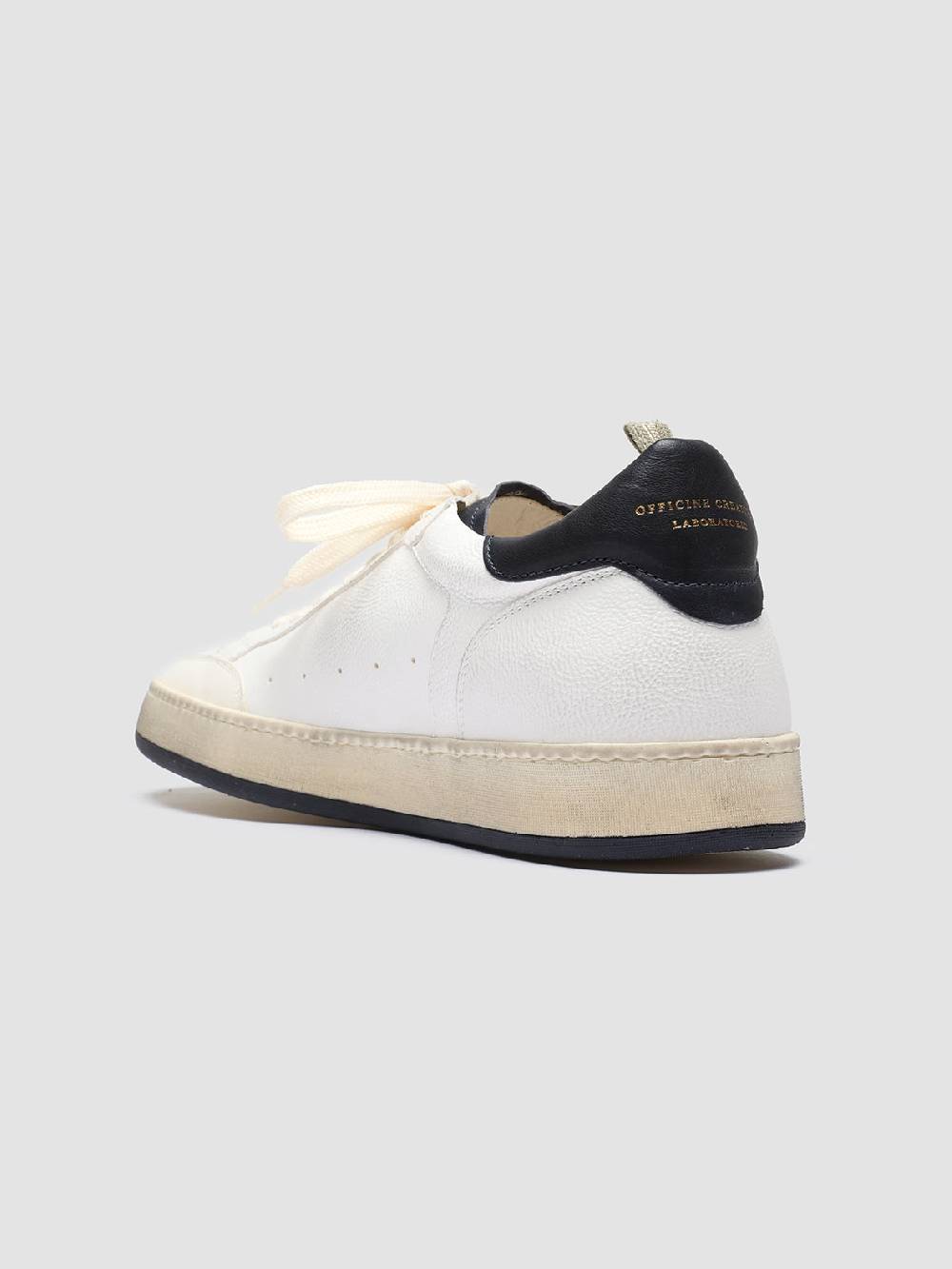Officine Creative MAGIC 001 Sneakers in Pelle e Camoscio Bianco Vendita