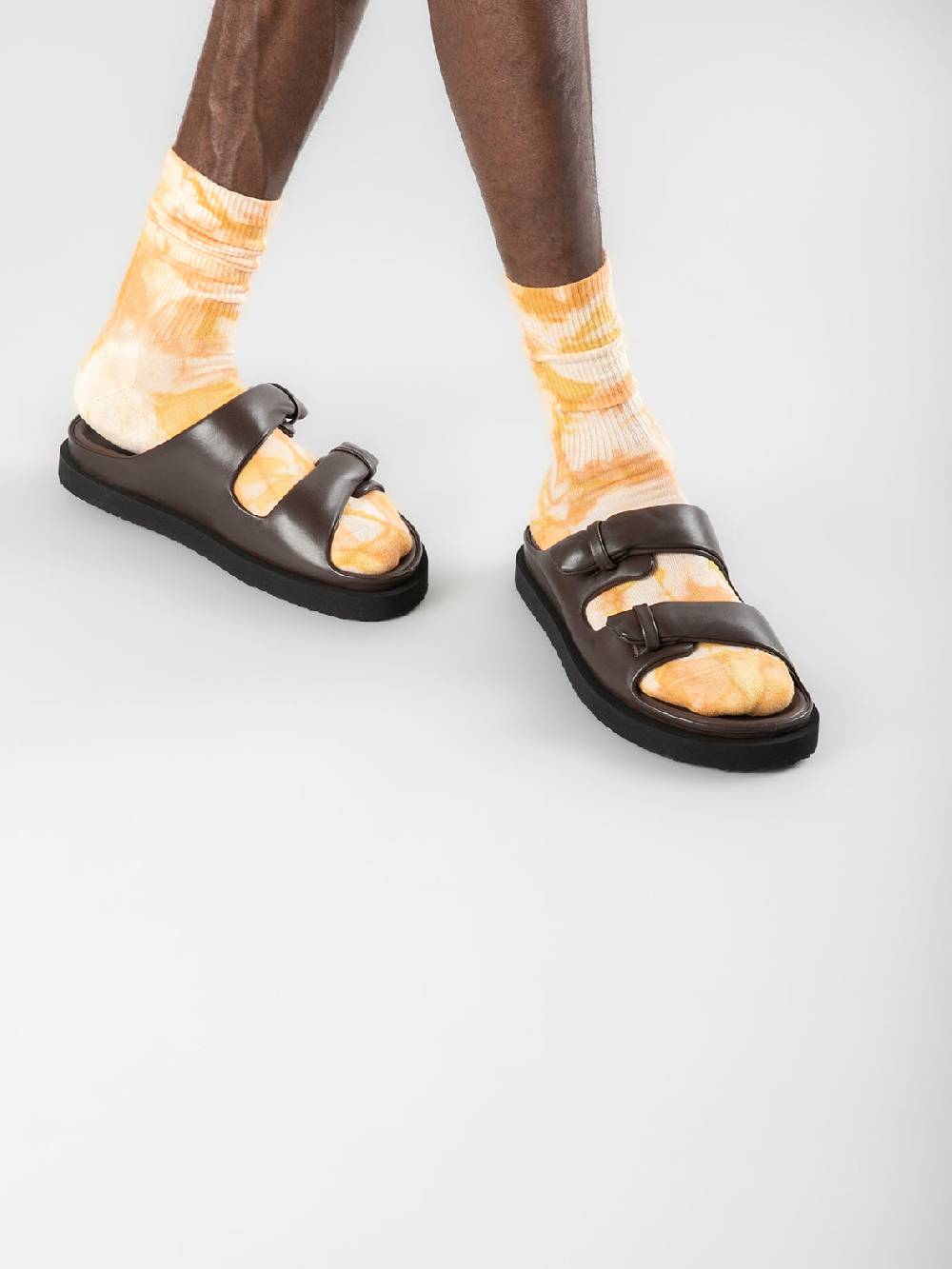 Officine Creative CHORA 001 Sandali in Pelle Marrone Pezzi Unici