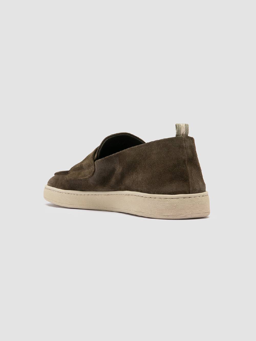 Officine Creative HERBIE 005 Sneaker Basse in Pelle Verde Qualità Garantita