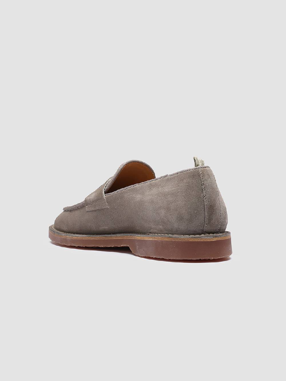 Officine Creative KENT 008 Mocassini in Pelle Scamosciata Tortora Prezzo Ridotto