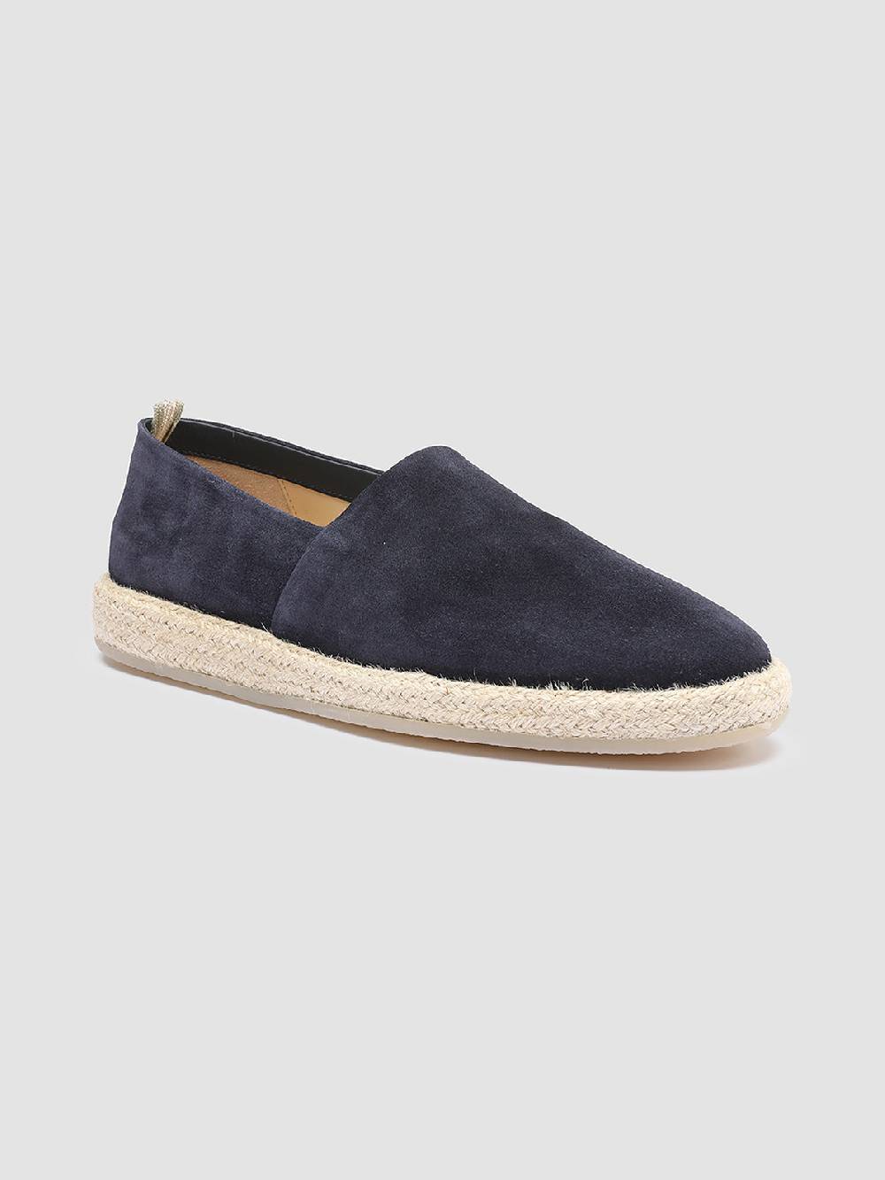 Officine Creative ROPED 001 Mocassini in Camoscio Blu Sottocosto