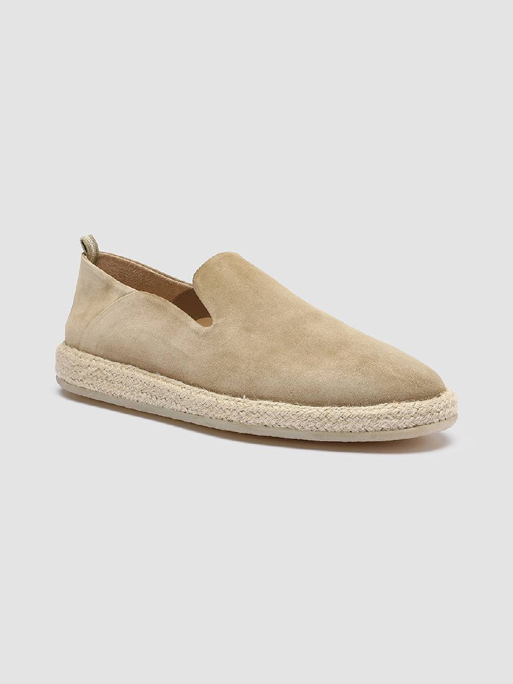 Officine Creative ROPED 002 Slip-on in Pelle Scamosciata Marrone Prezzo di fabbrica