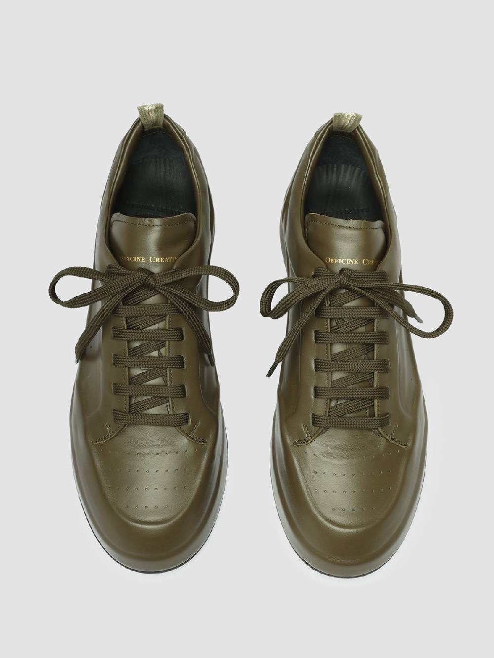 Officine Creative ACE 016 Sneaker in Pelle Verde Outlet
