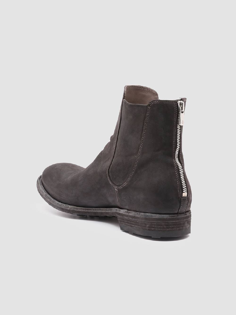 Officine Creative ARBUS 021 Stivaletti Chelsea in Pelle Grigia Saldi