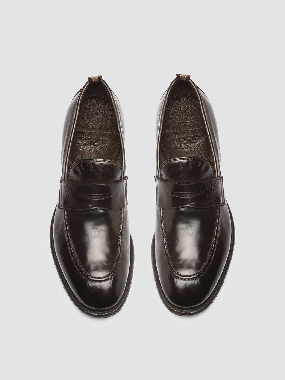 Officine Creative EMORY 024 Mocassini in Pelle Marrone Hotsell
