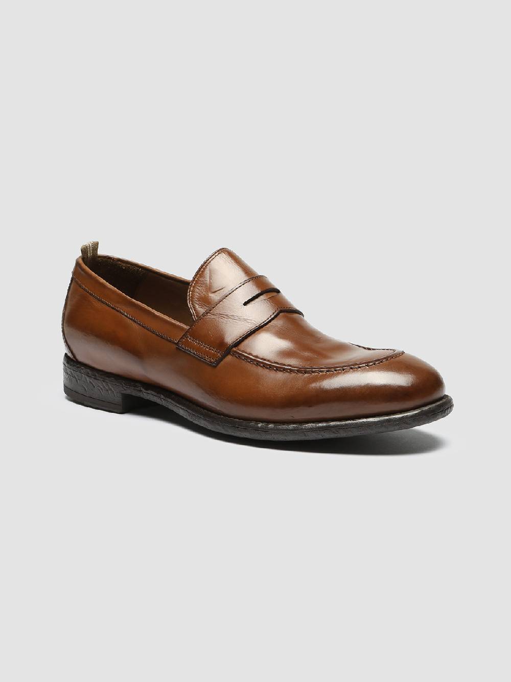 Officine Creative EMORY 024 Mocassini in Pelle Marrone Vendita Calda