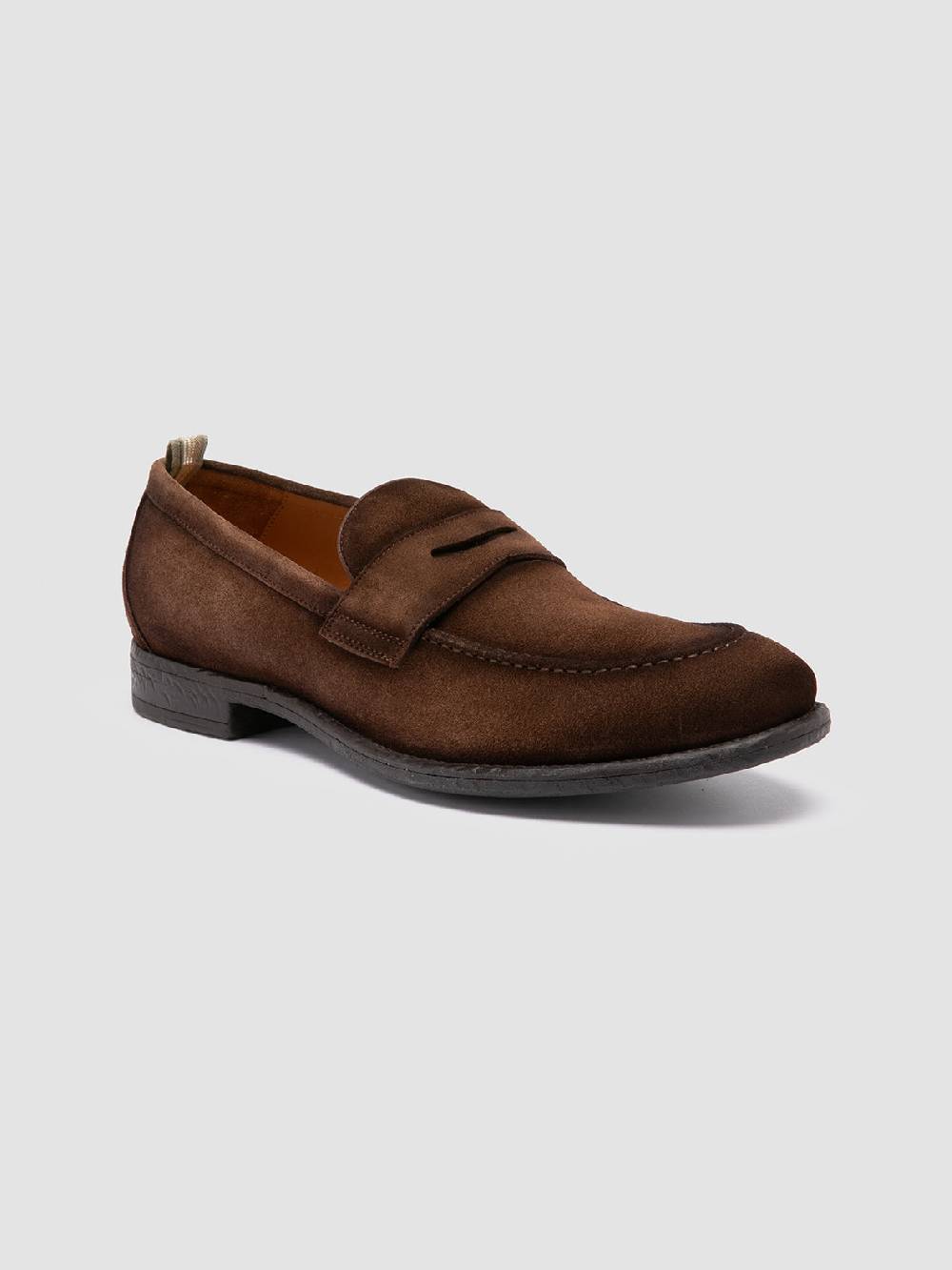 Officine Creative EMORY 024 Mocassini in Pelle Scamosciata Marrone Vendita Economica