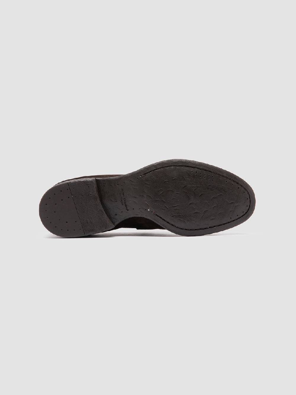 Officine Creative EMORY 024 Mocassini in Pelle Scamosciata Marrone Saldi Di Fabbrica